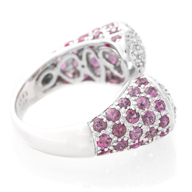 2 Ways Pink Sapphire Ring